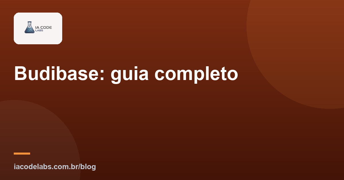 Budibase: guia completo