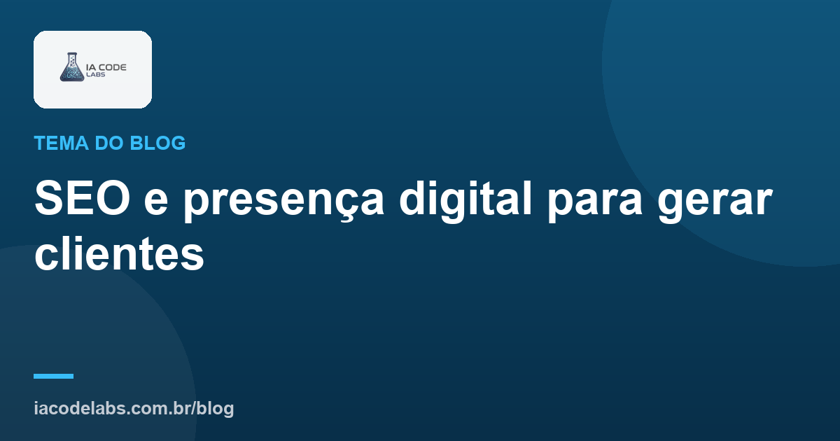 SEO e presença digital